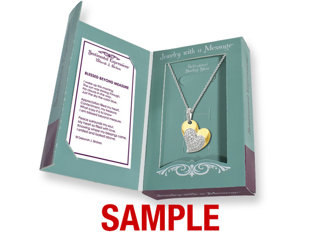 Remember Me Always Pendant Necklace in Sterling Silver with Chain
