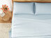 4-Piece Pre-Washed Microfiber Sheet Set (Blue/King)