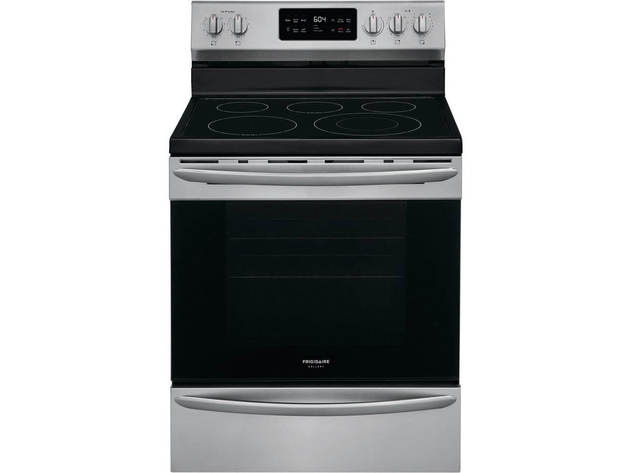 Frigidaire Gallery GCRE3038AF 5.4 Cu.Ft. Stainless Electric Range with Steam Clean