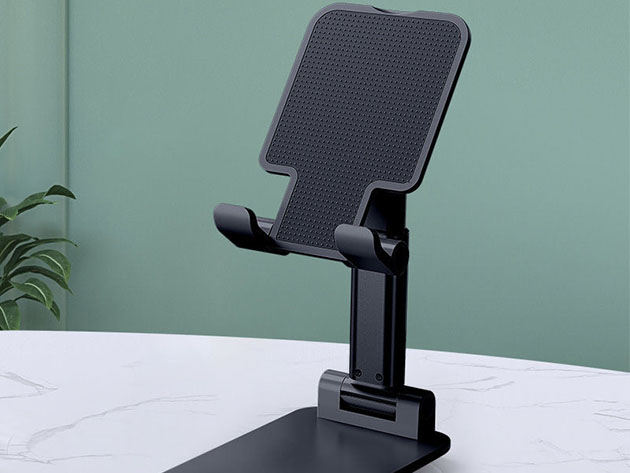 Universal Adjustable Non-Slip Lifting & Folding Phone Stand (Black)