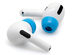Eartune Fidelity UF-A Tips for AirPods Pro (Blue/Medium/3 Pairs)