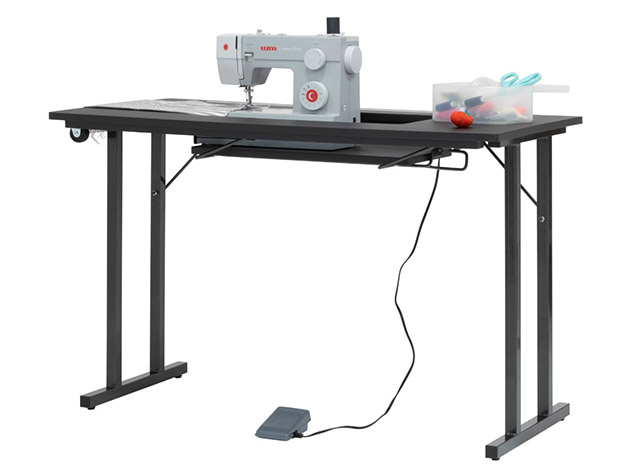 SewStation 201 Sewing Table by SewingRite (Black/Black)