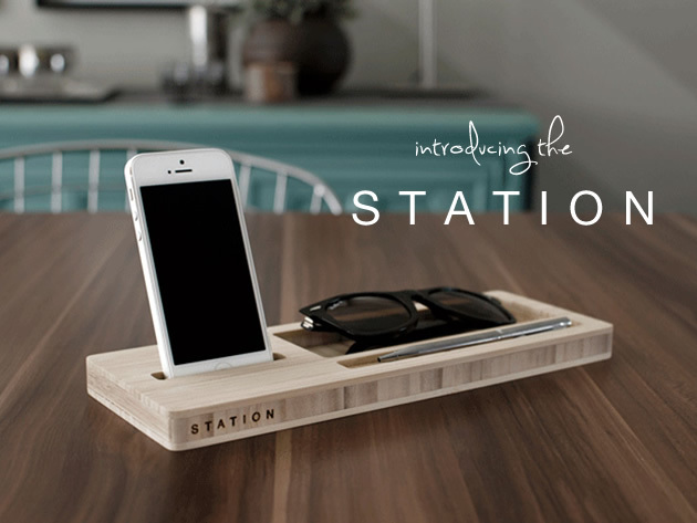 The STATION: A Bamboo Caddy For Everyday Living
