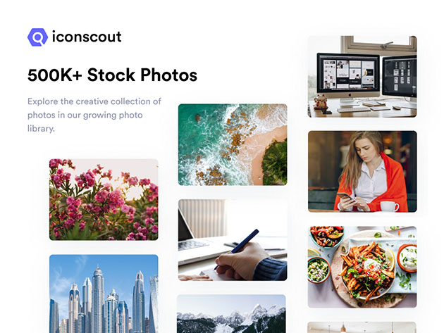 Iconscout Unlimited Icons + 10 Images/Month Plan: 2-Yr Subscription