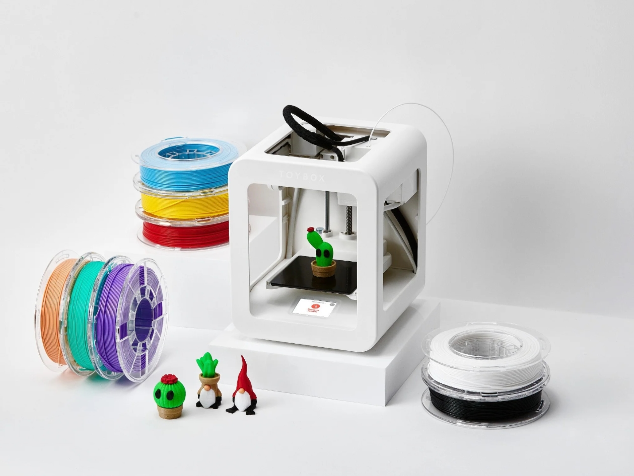 Toybox Alpha Three 3D Printer Deluxe Bundle