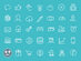 Icon Tail iOS & Android Vector Icon Bundle