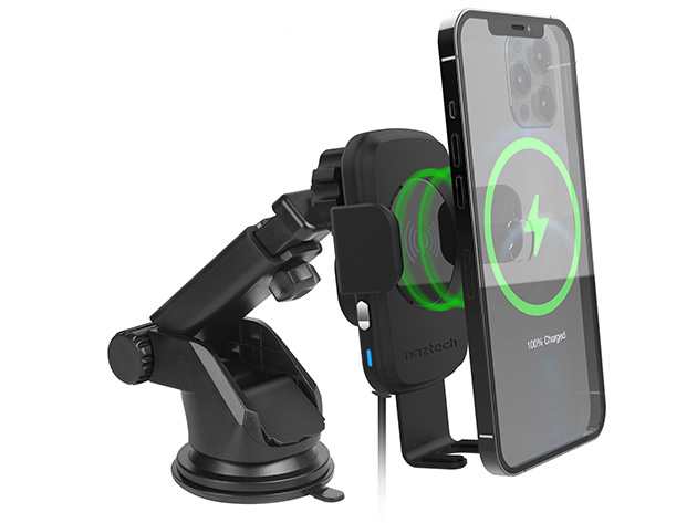 Naztech Smart Grip Wireless Charging Car Mount