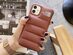The Puffer Case for iPhone 12/12 Pro (Coffee)