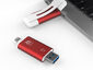 iKlips II Lightning iOS Flash Drive (64GB/Red)