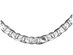 Mens Necklace Anchor Chain 22 Inches in Sterling Silver .925