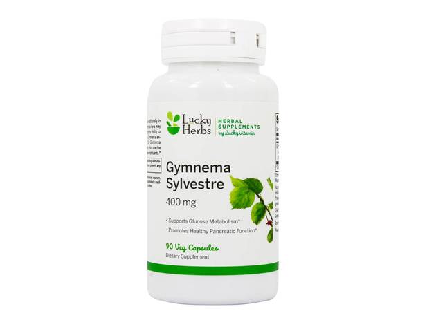 LuckyHerbs - Gymnema Sylvestre 400 mg. - 90 Veg Capsules