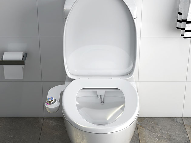 SlimGlow: The World's First Bidet Attachment Featuring a Night Light