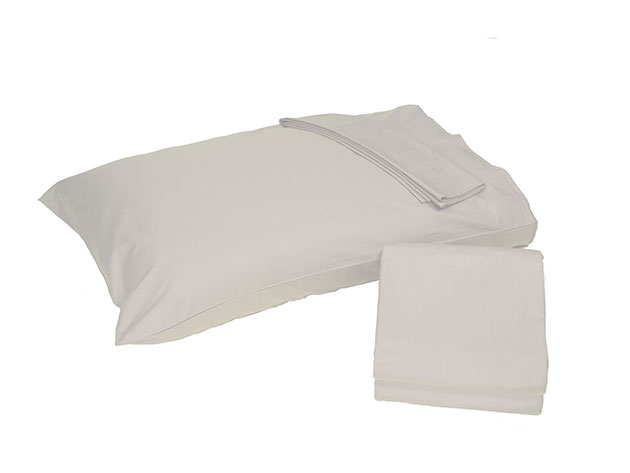 Organic Essentials Cotton 4-Piece Sheet Set (King/White)