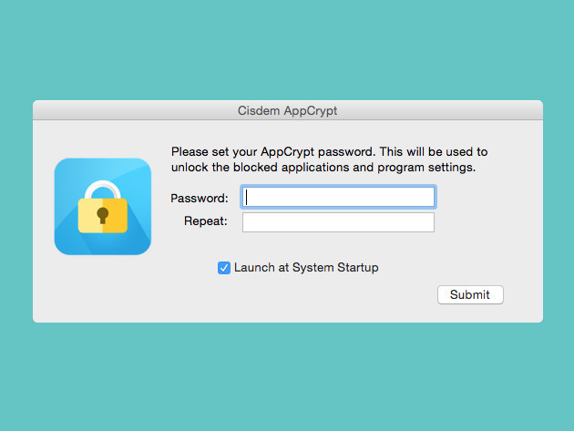AppCrypt Password Protection