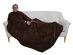 The Slanket® Blanket with Sleeves (Chocolate)