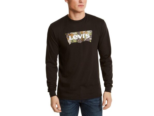 levis mens long sleeve t shirts