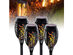 4 Pack Solar Waterproof Torch Lights 12 LED Flickering Flame Landscape Lights