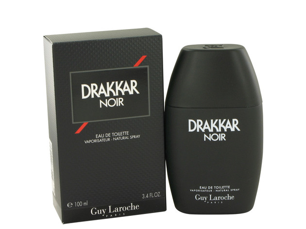 3 Pack DRAKKAR NOIR by Guy Laroche Eau De Toilette Spray 3.4 oz for Men