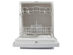 GE GSD2100VWW 64 dB White Built-In Dishwasher