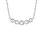 Bubbly Lab Grown Diamond Necklace in 10K White Gold