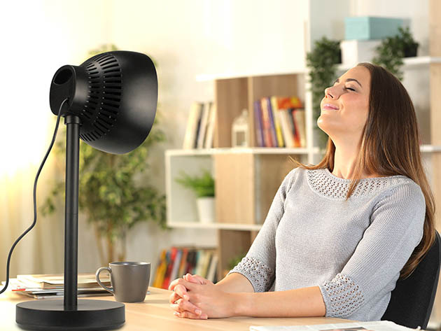 This Personal Desk Heater Will Keep You Comfortable All Winter Long