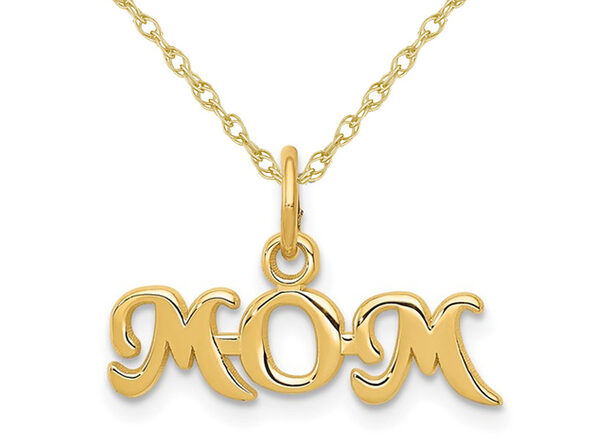 Jewelry Adviser Pendants 14k Mom Pendant 