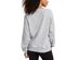 Rebellious One Juniors' Not A Morning Person Graphic-Print Sweatshirt Gray Size Extra Large