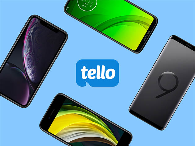 Tello Economy Prepaid 12-Month Plan: Unlimited Talk/Text + 1GB LTE Data + Free SIM