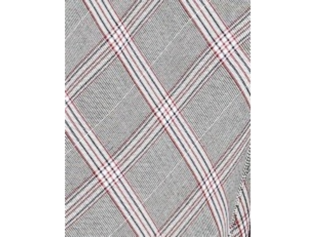 Bar III Women's Zipper-Detail Plaid Skirt Gray Size 16