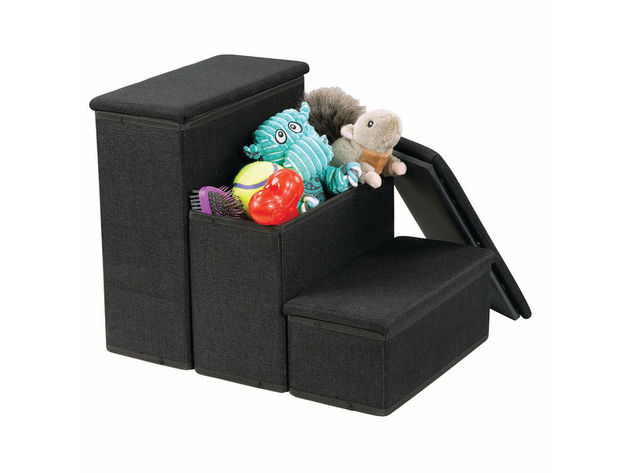 Pet Store 5319 3-Step Pet Steps with Storage Fold