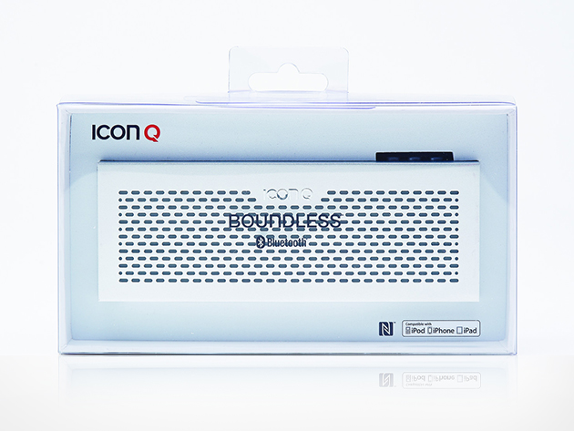 IconQ Boundless S3 Bluetooth & NFC Speaker (Silver)