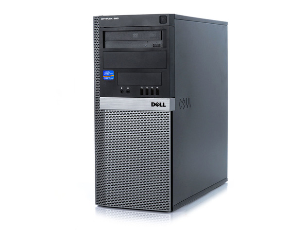 Dell Optiplex 980 Tower Computer PC, 3.20 GHz Intel i5 Dual Core, 16GB DDR3 RAM, 512GB SSD Hard Drive, Windows 10 Home 64 bit (Renewed)