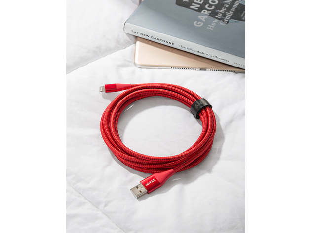 Anker 551 USB-A to Lightning Cable (Red/1ft)