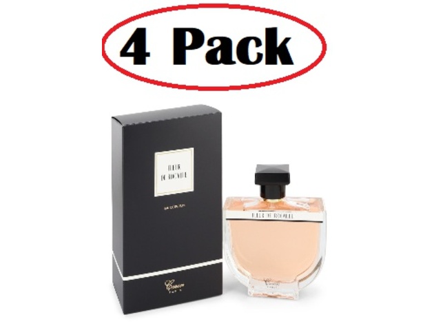 4 Pack of FLEUR DE ROCAILLE by Caron Eau De Parfum Spray 3.4 oz