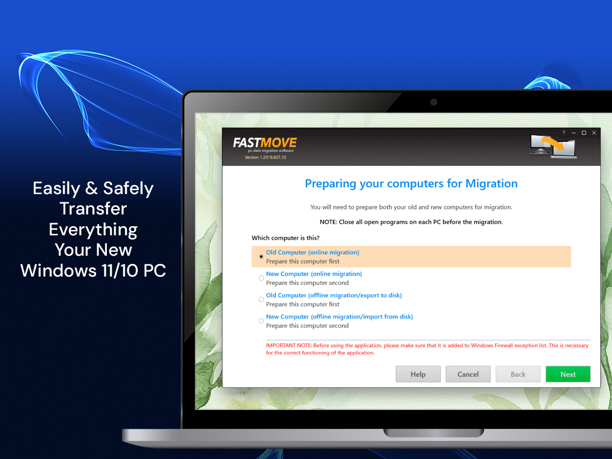FastMove Lifetime Subscription: 5 Computers