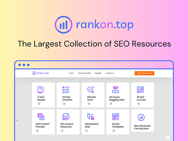 RankOn.Top DIY SEO Toolkit: Lifetime Subscription