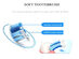Ultrasonic Electro Toothbrush with 2 Extra Brush Heads (Pink)