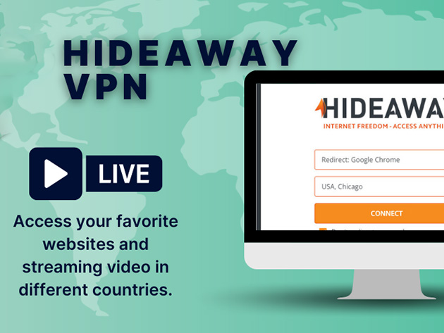 HideAway VPN: Lifetime Subscription