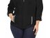 Karen Scott Women's Plus Size French Terry Jacket  Black Size 2 Extra Large