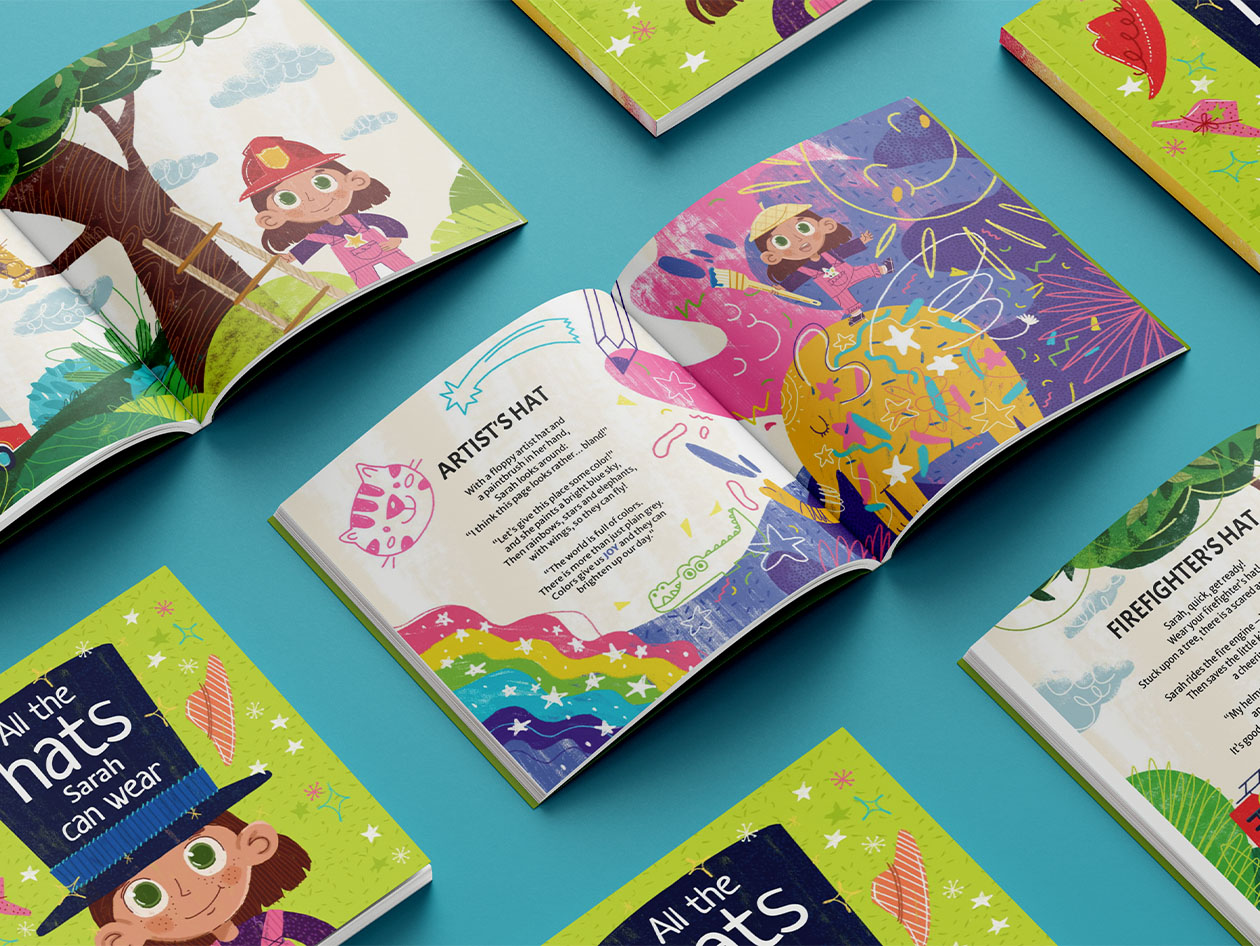 All The Hats - Personalized Hardcover Book (Redemption Voucher)