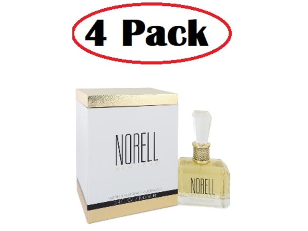 4 Pack of Norell New York by Norell Eau De Parfum Spray 3.4 oz