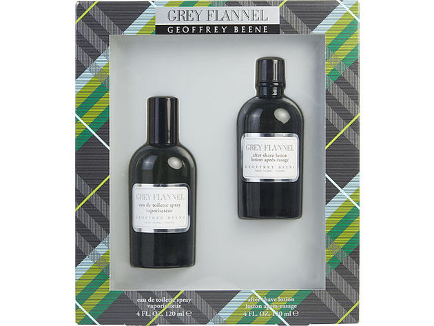 GREY FLANNEL by Geoffrey Beene EDT SPRAY 4 OZ & AFTERSHAVE LOTION 4 OZ for MEN ---(Package Of 6)