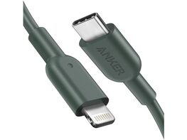 Anker 321 USB-C to Lightning Cable Green / 6ft