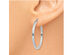Medium Hoop Earrings in 14K White Gold 1 Inch (2.00 mm)