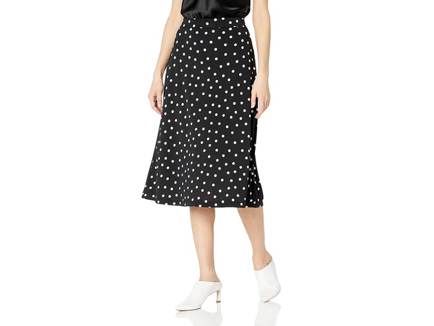 Kasper Women's A-Line Midi Skirt Black Size Extra Small