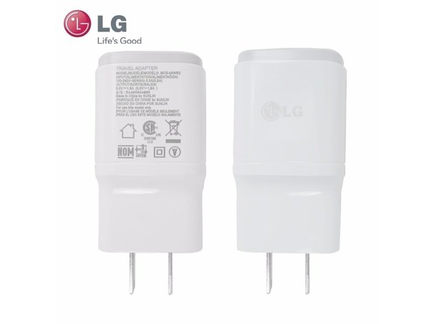 LG Adaptive Fast Charger with Micro USB Cable - White