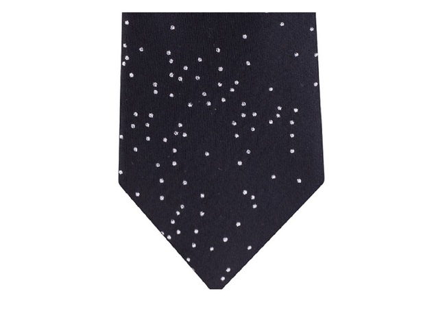 Calvin Klein Men's Speckled Dots Tie Black One Size