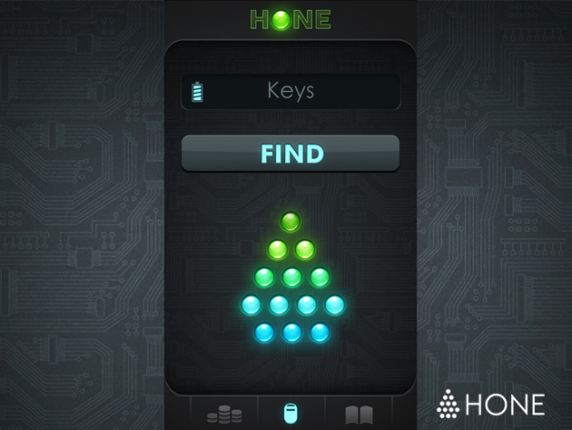Never Lose Your Keys Again w/Hone For iPhone + iPad