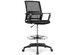 Costway Drafting Chair Tall Office Chair Adjustable Height w/Footrest - Black