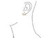 Homvare Women’s 925 Sterling Silver LOVE Ear Jacket Earrings - Gold